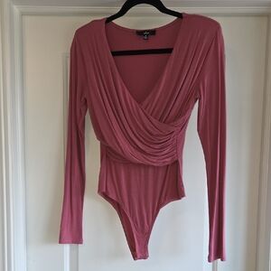 Lulu's Mauve Long Sleeve Top